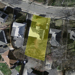 176 Cabot St, Newton MA 02458-2536 aerial view