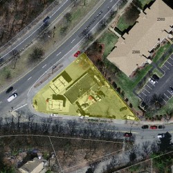 2370 Commonwealth Ave, Newton MA  02466-1719 aerial view