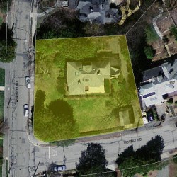 89 Windsor Rd, Newton MA 02468-1121 aerial view