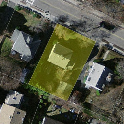 126 Jackson St, Newton MA 02459-2538 aerial view