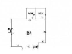 282 Mill St, Newton MA  02460-2436 floor plan