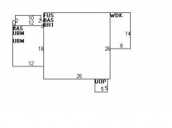 80 Eliot Ave, Newton MA  02465-1711 floor plan