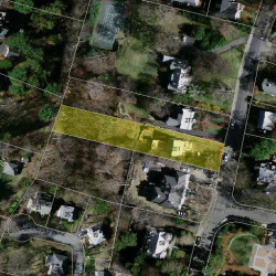 281 Park St, Newton MA  02458-2314 aerial view