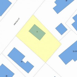 8 Emerald St, Newton MA 02458-1214 plot plan