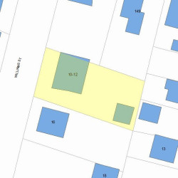 10 Williams St, Newton MA  02464-1329 plot plan