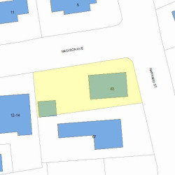 63 Harvard St, Newton MA 02460-2004 plot plan