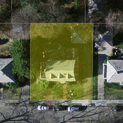 24 Nathan Rd, Newton MA  02459-1105 aerial view