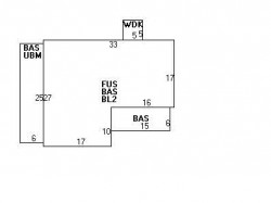 67 Sheridan St, Newton MA  02465-1037 floor plan