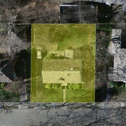 60 Nathan Rd, Newton MA  02459-1105 aerial view