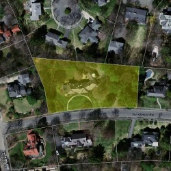 35 Wykeham Rd, Newton MA  02465-2419 aerial view