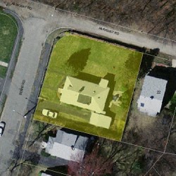 6 Bemis Rd, Newton MA 02460-1205 aerial view