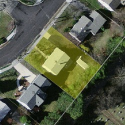 79 Spiers Rd, Newton MA 02459-3716 aerial view