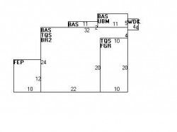 16 Roundwood Rd, Newton MA  02464-1217 floor plan