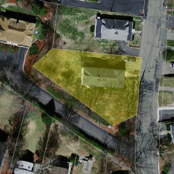 53 Cottage St, Newton MA 02464-1254 aerial view