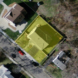 77 Bontempo Rd, Newton MA  02459-3601 aerial view