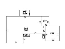 183 Beethoven Ave, Newton MA 02468-1731 floor plan