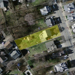 262 Pearl St, Newton MA 02458-1345 aerial view