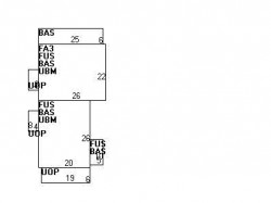 20 Clinton St, Newton MA 02458-1212 floor plan