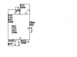 18 Bowdoin St, Newton MA  02461-1414 floor plan