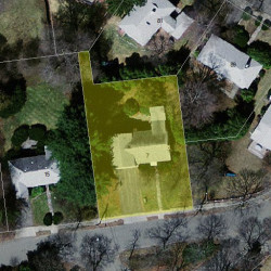 7 Amherst Rd, Newton MA  02468-2301 aerial view