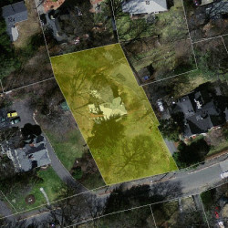 161 Highland Ave, Newton MA 02465-2509 aerial view