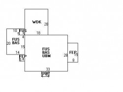 136 Gordon Rd, Newton MA  02468-1227 floor plan