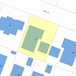 40 Carl St, Newton MA 02461-1906 plot plan