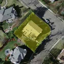 11 Sky View Cir, Newton MA 02459-3132 aerial view