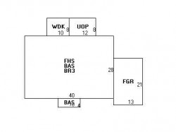 25 Parker St, Newton MA  02459-2544 floor plan