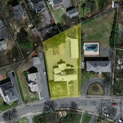 443 Wolcott St, Newton MA 02466-1520 aerial view