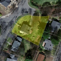 44 Gould Rd, Newton MA  02468-2141 aerial view