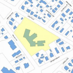 100 Walnut St, Newton MA 02460-1398 plot plan