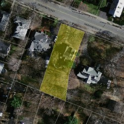 136 Washington St, Newton MA 02458-2250 aerial view