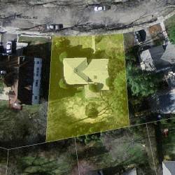 38 Wendell Rd, Newton MA 02459-2611 aerial view
