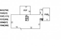 52 Hagen Rd, Newton MA 02459-2753 floor plan