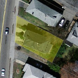 38 Lexington St, Newton MA 02465-1054 aerial view