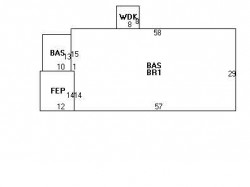 197 Evelyn Rd, Newton MA 02468-1022 floor plan