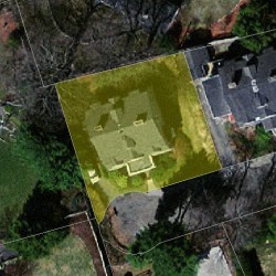 17 Fairview Ter, Newton MA  02465-2421 aerial view