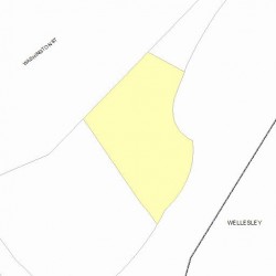 2242 Washington St, Newton MA 02462-1432 plot plan