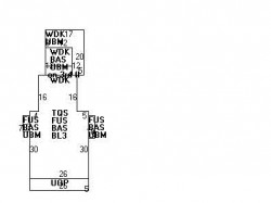 168 Walnut St, Newton MA  02460-1610 floor plan