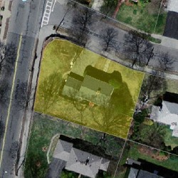 184 Fairway Dr, Newton MA 02465-1715 aerial view