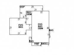 762 Watertown St, Newton MA  02460-1354 floor plan