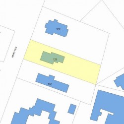 126 Rand Ter, Newton MA 02466-2422 plot plan