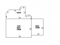 50 Kendall Rd, Newton MA  02459-2623 floor plan