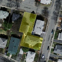 85 Tolman St, Newton MA 02465-1021 aerial view