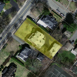 60 Grove St, Newton MA  02466-2317 aerial view