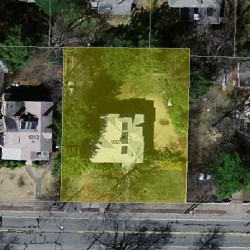 1007 Beacon St, Newton MA 02459-1722 aerial view