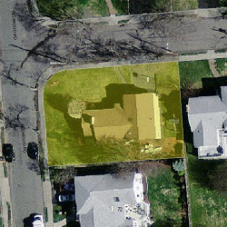 66 Redwood Rd, Newton MA 02459-3127 aerial view