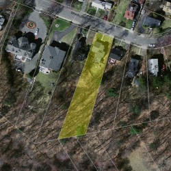 56 Charlemont St, Newton MA 02461-1908 aerial view