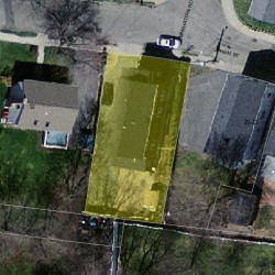 30 Upham St, Newton MA  02465-1520 aerial view